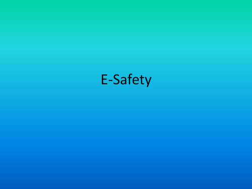 E-Safety