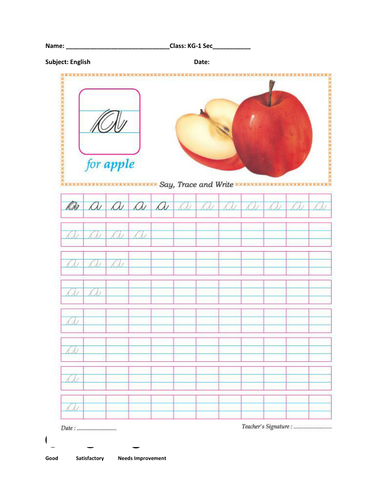 cursive small letters tracing worksheets letter