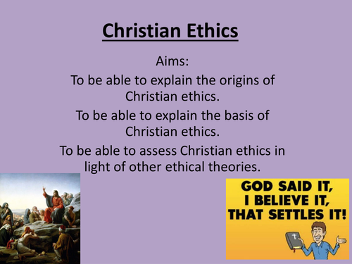 Christian Ethics