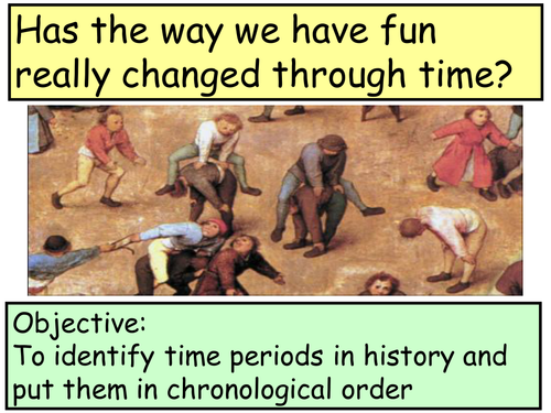 History of Fun  lessons and activities 