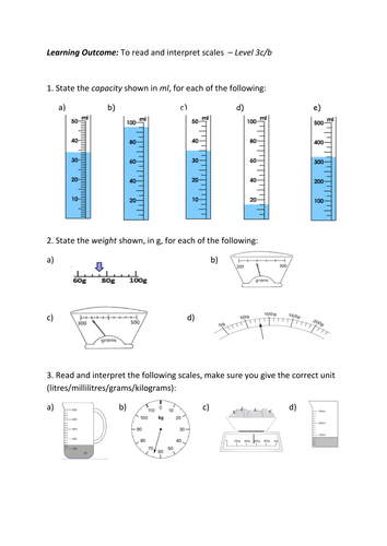 Reading Scales by joshwa1990 - Teaching Resources - Tes