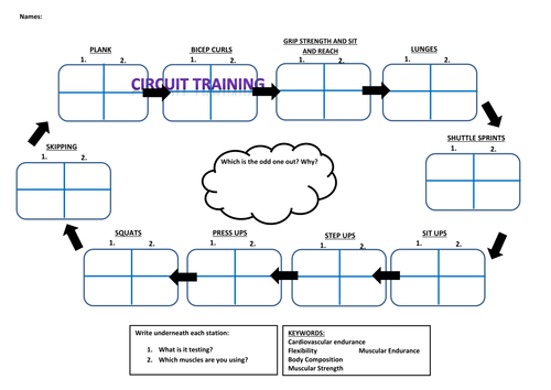 Circuit Record Sheet 