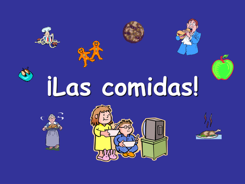 Spanish Teaching Resources. Meals PowerPoint Pesentation