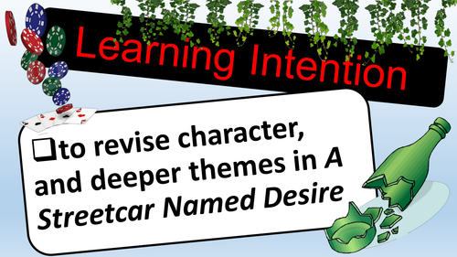 A Streetcar Named Desire - ACTIVE REVISION TASKS - Higher English