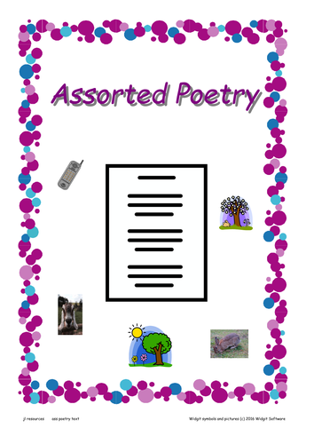 World Poetry Day Assorted Poems 