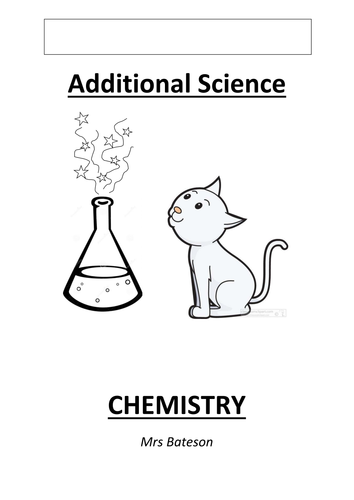 AQA C2 Additional Chemistry Checklist Booklet with periodic table and data sheet