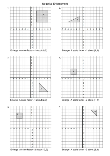 Negative Enlargement by markebrey - Teaching Resources - Tes