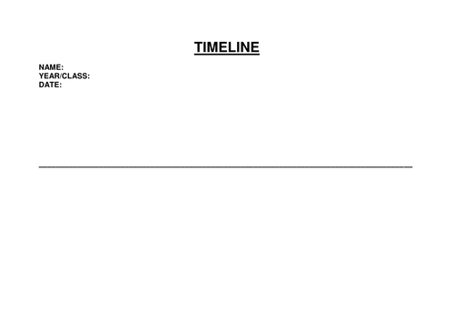 TIMELINE - GCSE EXAM TOOL
