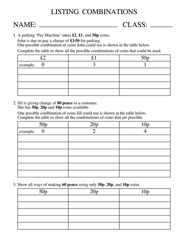 Handling Information/Systematic Listing