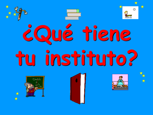 Spanish Teaching Resources. School Vocabulary PowerPoint