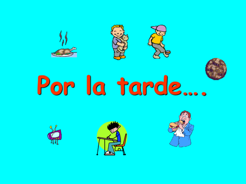 Spanish Teaching Resources. After School Activities + Present Tense PowerPoint