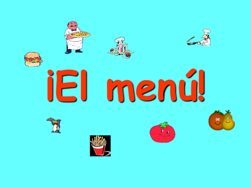 Spanish Teaching Resources: Food at School PowerPoint
