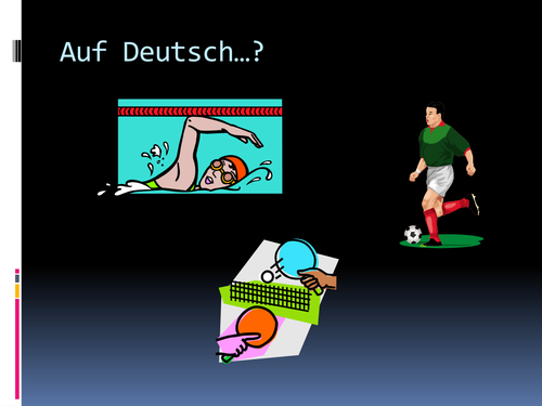 German Word Order through Football