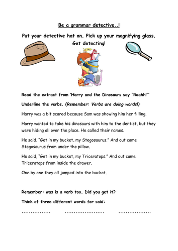Grammar Detective worksheets | Teaching Resources