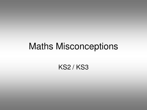 SATs Maths Revision Multi-Choice Quiz on Common Misconceptions 