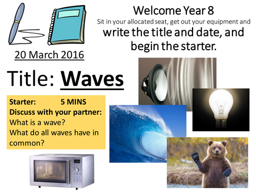 KS3 Light, Sound and Waves Whole Topic