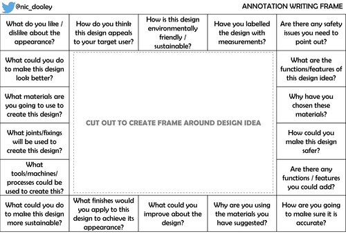 Annotation Writing Frame