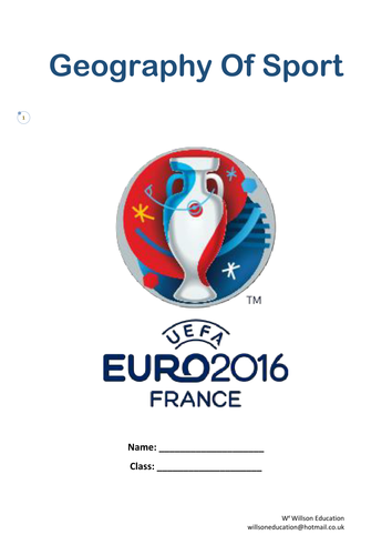 Geography Of Sport: UEFA Euro 2016 France