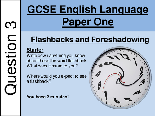 GCSE English Language Paper One - New Spec 2017