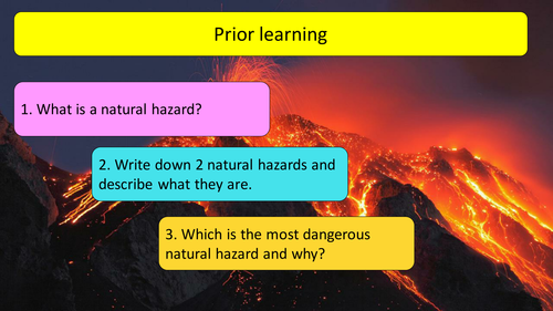 Lesson 2 - The distribution of Volcanoes and Earthquakes (AQA New Geog spec 8035)