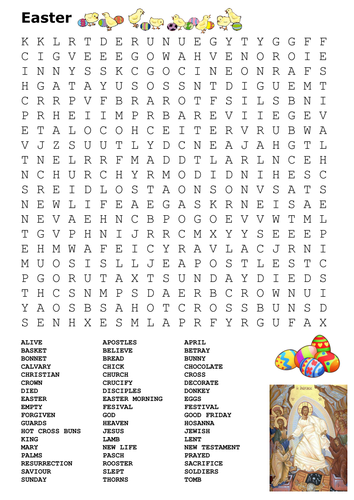 easter word search by sfy773 teaching resources tes