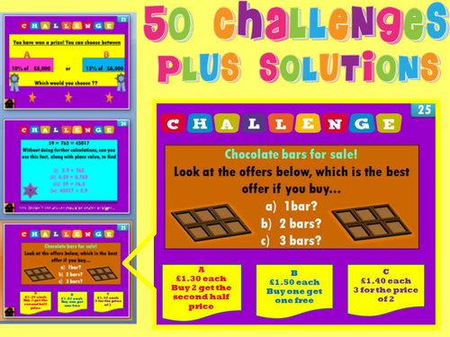 problem solving maths starters