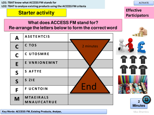 OUTSTANDING LESSON PLAN YEAR 9 TEXTILES PRODUCT ANALYSIS with steps