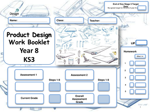 Resistant Materials booklet in full with STEPS for year 8
