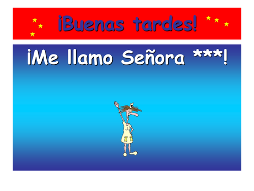 Teaching Resources. Return to school September: Template: first Spanish lesson.