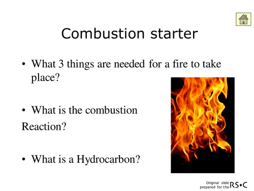 C1 - Combustion and Balancing equations