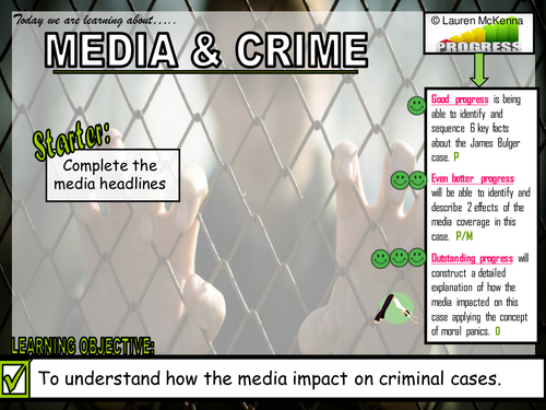 CRIMINOLOGY-The Media-James Bulger Case 