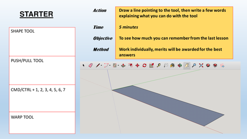 SketchUp Introductory Lesson Plan OFSTED Outstanding