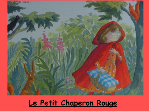 Little Red Riding Hood French 