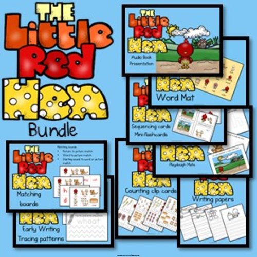 The Little Red Hen Activity Pack