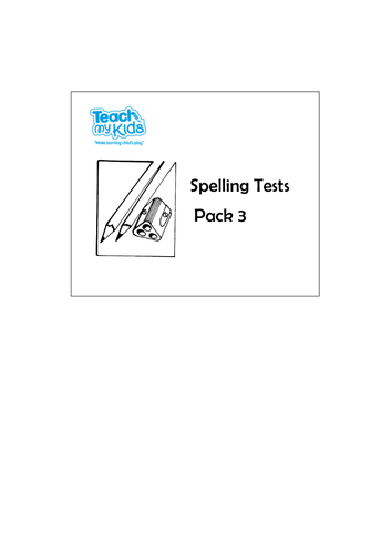 Spellings Pack 3, Keywords and Spelling Patterns, KS2, Years 5/6