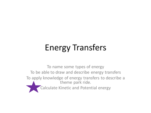 Energy transfers