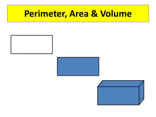 Image result for perimeter area volume