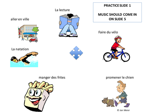 Keep Fit French: kinesthetic reading dance activity