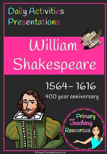 KS2 William Shakespeare Activity Pack (presentations and activities) 