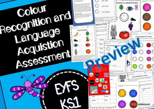 Colour Recognition and Language Acquisition Assessment (EYFS/KS1)