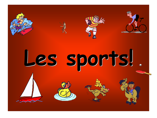 French Teaching Resources. PowerPoint Presentation: Sports