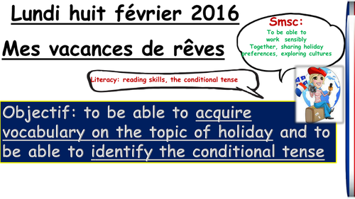 Holidays and the conditional tense