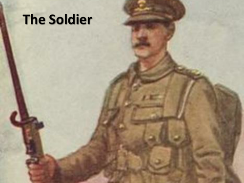 	WJEC Eduqas Literature Poetry - 'The Soldier', by Rupert Brooke.