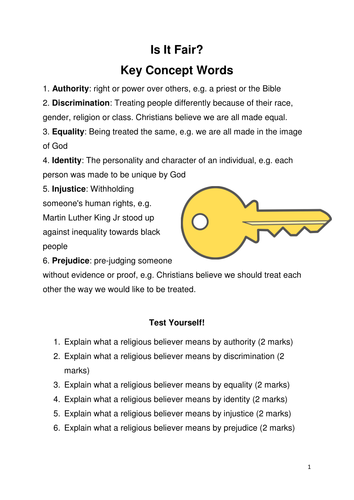 GCSE Religious Studies Spec B Paper 1 Test Yourself Complete Revision Guide and Questions