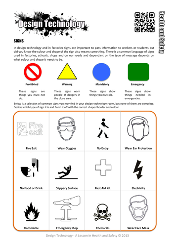 Health and Safety Worksheets and Activities - Full Set