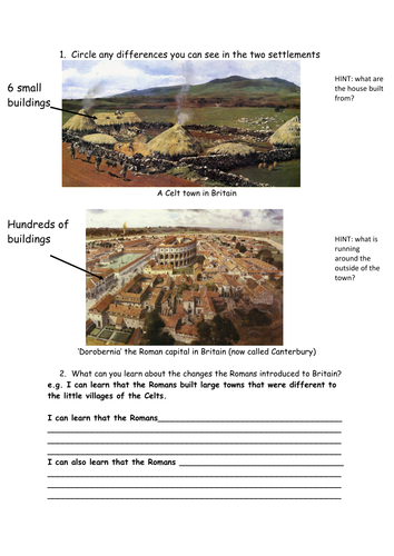 How did the Romans change England?