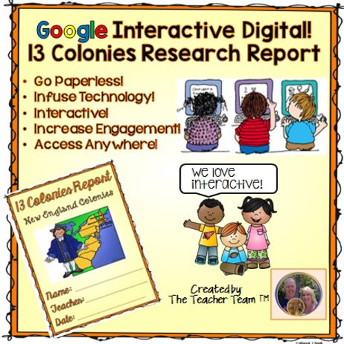 Google Interactive Digital! 13 Colonies Report