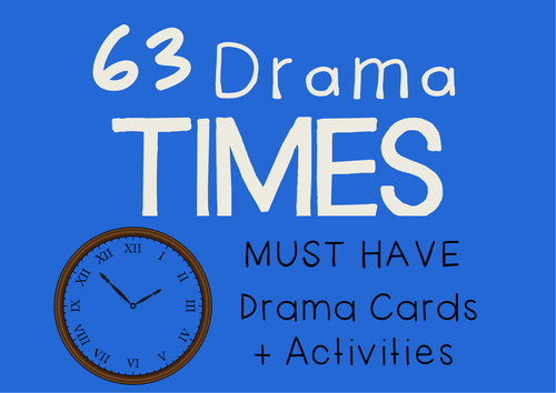 TIME PERIODS / SETTINGS (Drama / English Cards + Suggested Drama Activities)