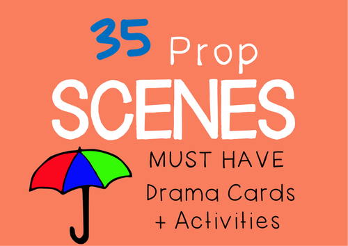 Role Play Prop Scenes (Drama Cards with Scene Ideas)