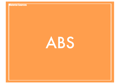 Material Sources Flashcards